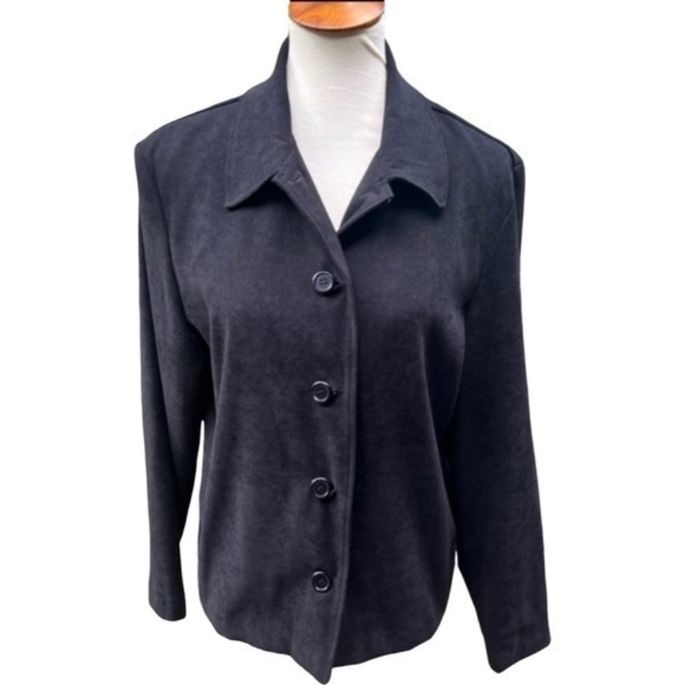 Briggs New York black overshirt jacket
